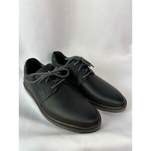 Clarks Grandin Plain Black Leather Derby Dress Shoes Professional Classic Mens 8